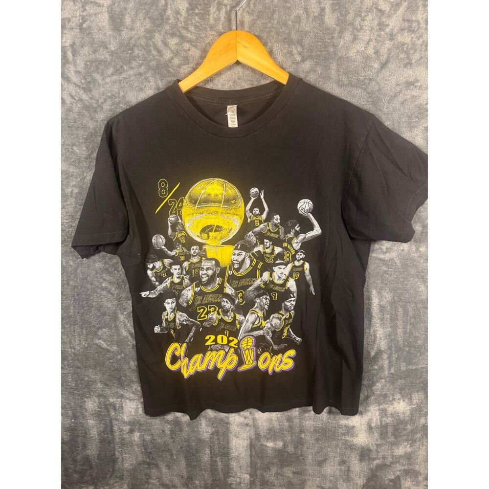 2020 Los Angeles Lakers “Bubble” Championship T Shirt Men’s L Zuri Tag